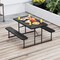 Portable Picnic Dining Set with 2 Benches for 2-4 People, Ideal for Outdoors